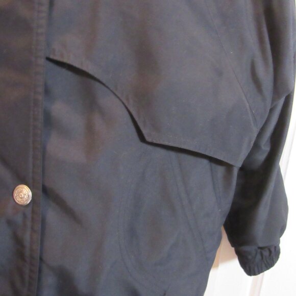 Vintage Towne by London Fog Hooded Jacket Petite M - Picture 2 of 12